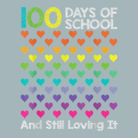 Cute 100 Days Of School And Still Loving It Hearts 100th Day T Shirt Unisex Sherpa-lined Denim Jacket | Artistshot