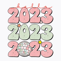 Hello 2023 Happy New Year 2023 Retro Vintage T-shirt | Artistshot