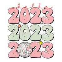 Hello 2023 Happy New Year 2023 Retro Vintage Men's T-shirt Pajama Set | Artistshot