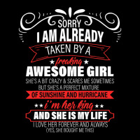 Sorry I Am Already Taken By A Freaking Awesome Girl  Copy Pocket T-shirt | Artistshot