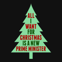 All I Want For Christmas Is A New Prime Minister Rear Car Mat | Artistshot