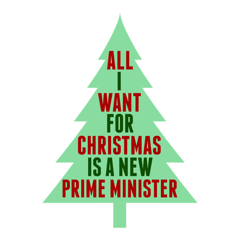 All I Want For Christmas Is A New Prime Minister Sticker | Artistshot