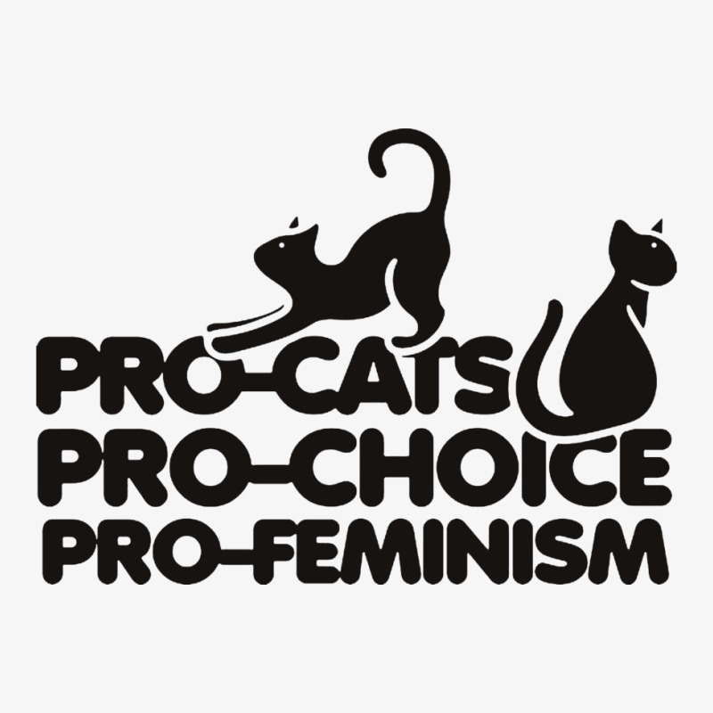 Pro Cats Pro Choice Pro Feminism Ladies Fitted T-Shirt by goldenshop | Artistshot