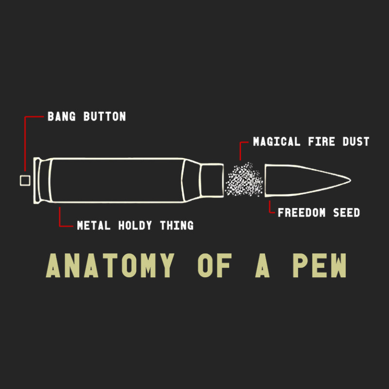 Anatomy Of A Pew Funny Shooting Ammo Design Unisex Hoodie | Artistshot