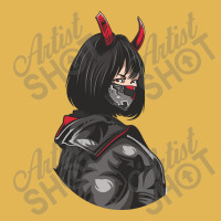 Anime. The Girl With Horns Vintage Hoodie And Short Set | Artistshot