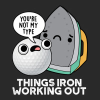 Things Iron Working Out Cute Golf Pun Printed Hat | Artistshot