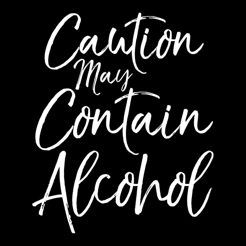 Caution May Contain Alcohol  Vintage Funny Drinking Tee Pocket T-shirt | Artistshot