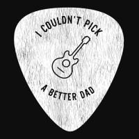 I Couldn't Pick A Better Dad, Guitarist Pick Pocket Graphic T Shirt Crop Top | Artistshot