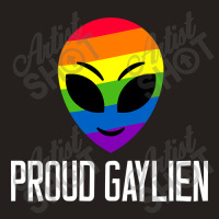 Proud Gaylien Gay Pride Flag Lgbt Heart Tank Top | Artistshot