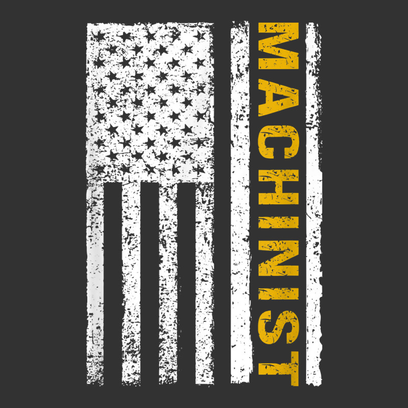 Machinist Us Flag Distressed Machining Lathe Milling Turning T Shirt Baby Bodysuit by maryannmjra8 | Artistshot