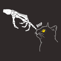 Halloween Cat Black Lover Skeleton Hand Boop Funny Racerback Tank | Artistshot