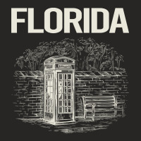 Vintage Phone Booth Florida Ladies Fitted T-shirt | Artistshot