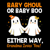 Baby Shower Grandma Halloween Gender Reveal Booy Or Ghoul Men's Long Sleeve Pajama Set | Artistshot