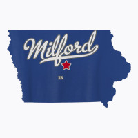 Milford Iowa Story County Ia Map T Shirt T-shirt | Artistshot