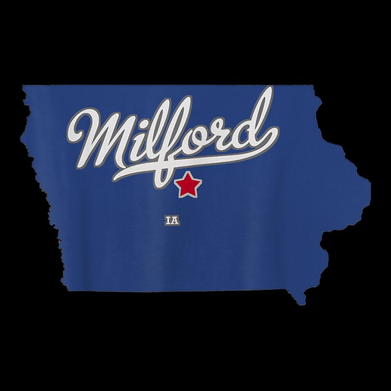 Milford Iowa Story County Ia Map T Shirt Long Sleeve Shirts by maryannmjra8 | Artistshot