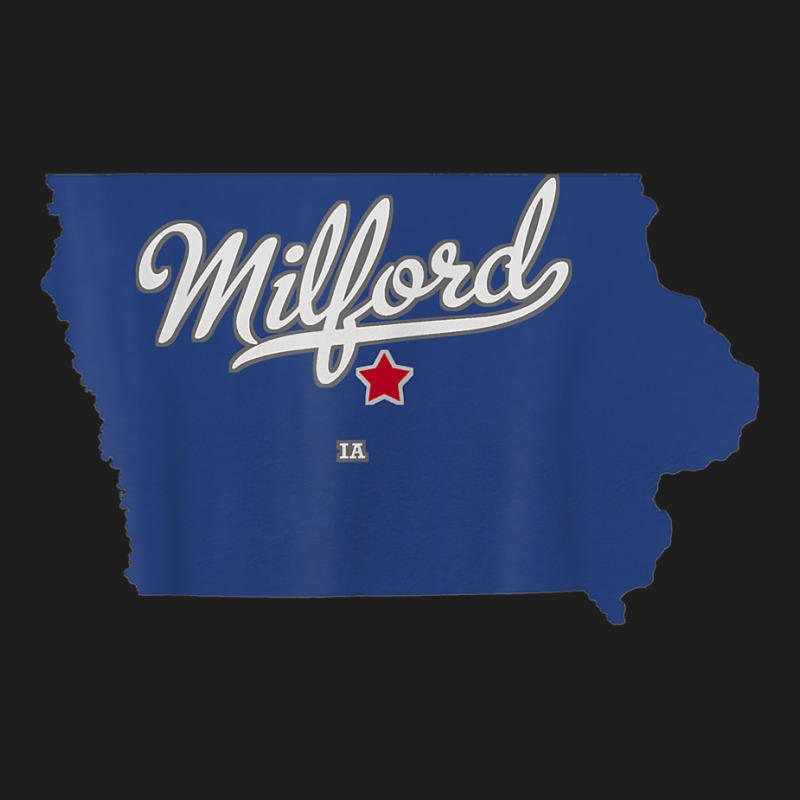 Milford Iowa Story County Ia Map T Shirt Classic T-shirt by maryannmjra8 | Artistshot