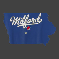 Milford Iowa Story County Ia Map T Shirt Vintage T-shirt | Artistshot