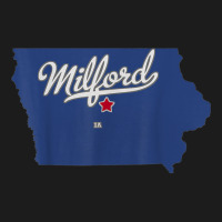 Milford Iowa Story County Ia Map T Shirt Hoodie & Jogger Set | Artistshot