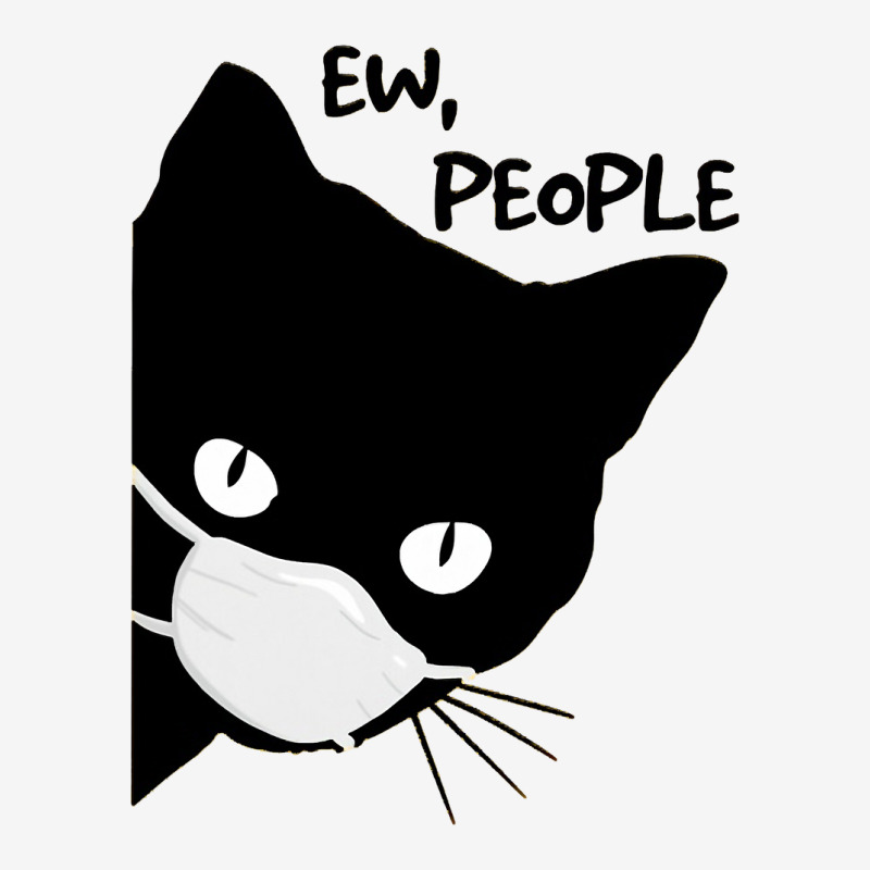 Ew People  Black Cat Mask Quarantine 2020 Tee Adjustable Cap | Artistshot