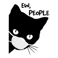 Ew People  Black Cat Mask Quarantine 2020 Tee Baby Tee | Artistshot