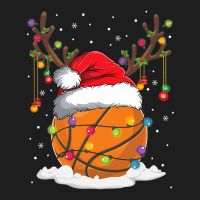 Christmas Basketball Reindeer Funny Santa Hat Xmas Kids Classic T-shirt | Artistshot