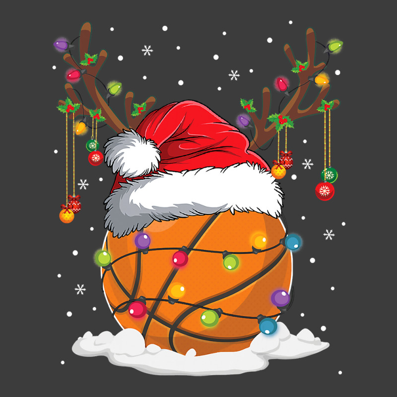 Christmas Basketball Reindeer Funny Santa Hat Xmas Kids Men's Polo Shirt by Aliceartist | Artistshot