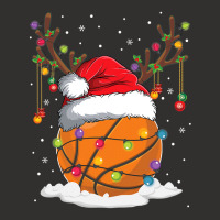 Christmas Basketball Reindeer Funny Santa Hat Xmas Kids Champion Hoodie | Artistshot