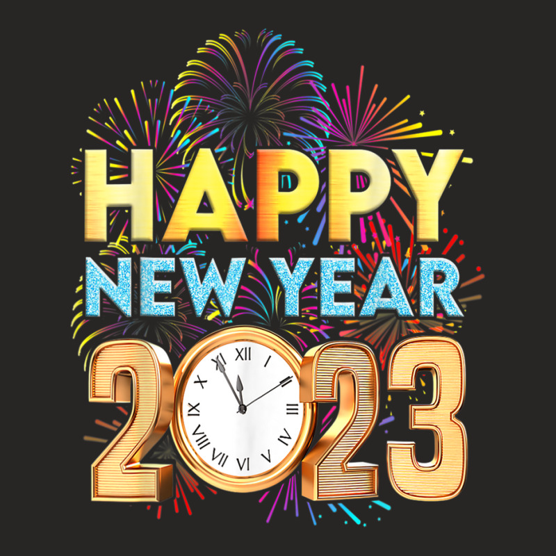 Happy New Year 2023 New Years Eve Party Countdown 2023 Gifts Ladies Fitted T-shirt | Artistshot