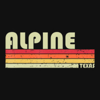 Alpine Tx Texas City Home Roots Retro 70s 80s Graphic T-shirt | Artistshot