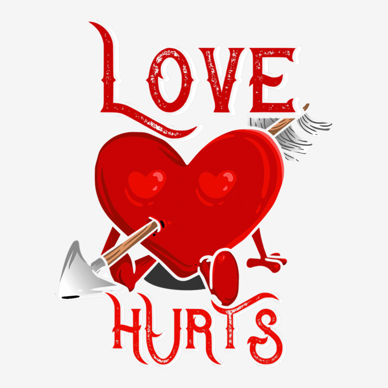 Cupid Arrow Love Hurts Valentines Day Portrait Canvas Print | Artistshot