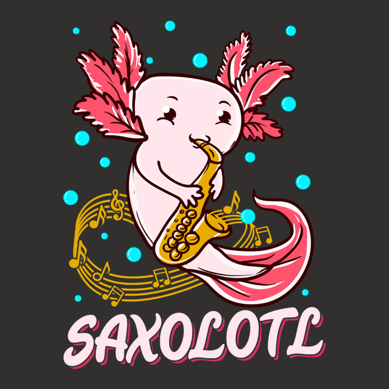 Saxolotl Sax Playing Axolotl Pun Walking Fish-ntnmd Champion Hoodie | Artistshot