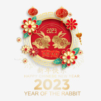 Happy Lunar New Year 2023 Year Of The Rabbit Skinny Tumbler | Artistshot