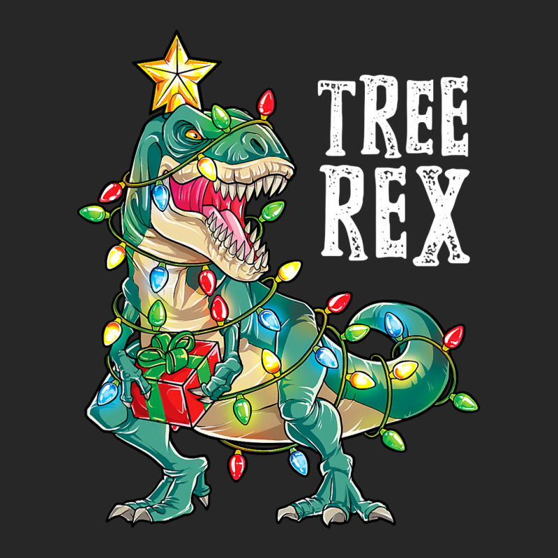 Christmas Dinosaur Tree Rex Pajamas Men Boys Xmas Lights Men's T-shirt Pajama Set by Aliceartist | Artistshot