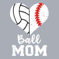 Ball Mom Heart Funny Baseball Volleyball Mom Tank Dress | Artistshot