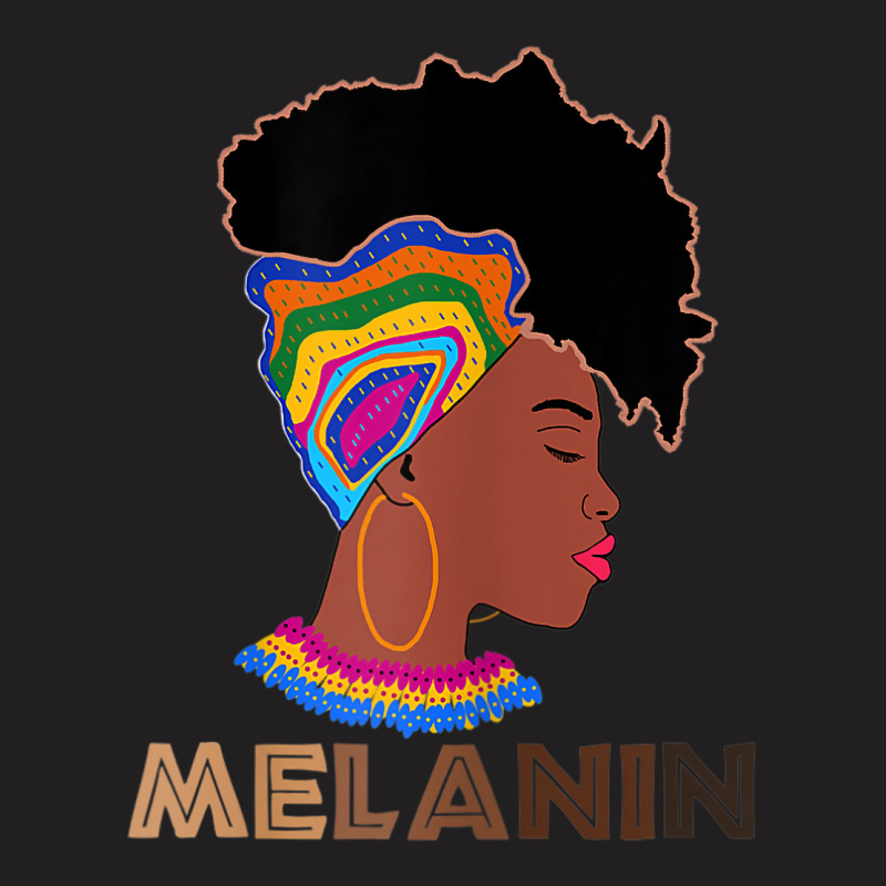 Melanin Afro Beauty Girl T-shirt | Artistshot