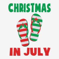 Christmas In July Flip Flop Xmas In July Decorations Party Portrait Canvas Print | Artistshot