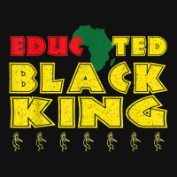 Mens Educated Black King Black History Month Black Lives Matter Graphic T-shirt | Artistshot