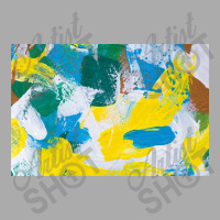 Yellow Paint Textured T-shirt | Artistshot