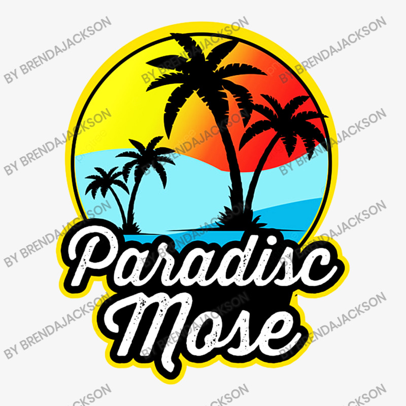 Summer Paradise Mose Ladies Fitted T-Shirt by brendajackson | Artistshot