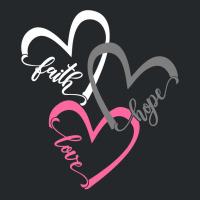 Faith Hope Love Hearts Tee Crewneck Sweatshirt | Artistshot