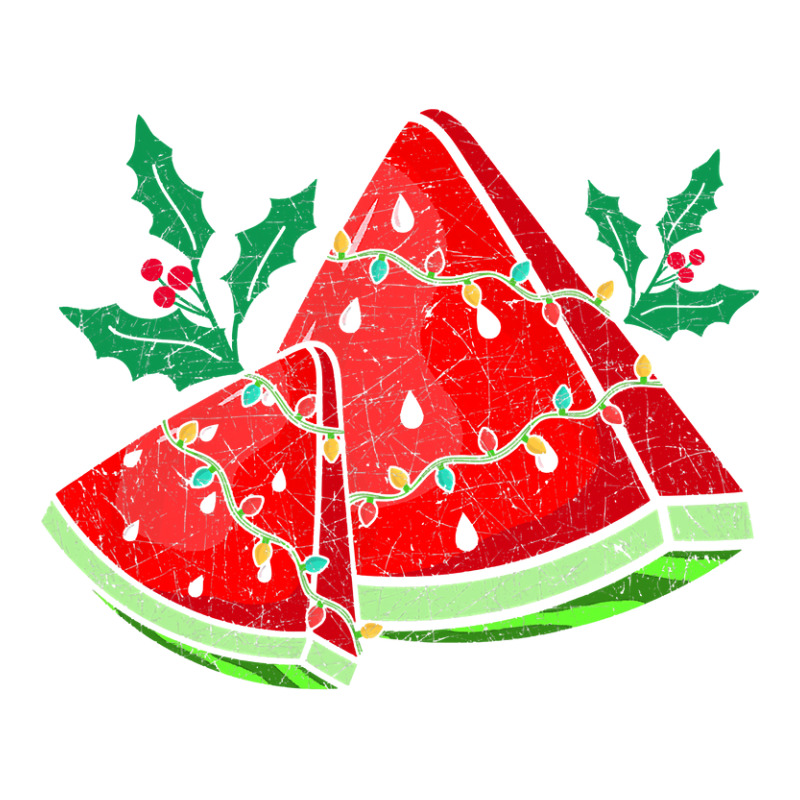 Christmas Watermelon Tropical Summer Christmas In July Crop Top by ElizabethAtist | Artistshot