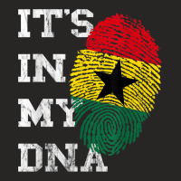 It's In My Dna Ghanaian Genetic Ghana African Ghanaian Roots Ladies Fitted T-shirt | Artistshot