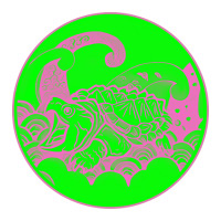 Giant Alligator Snapping Turtle - Japanese Style For Reptiles Lovers - Sticker | Artistshot