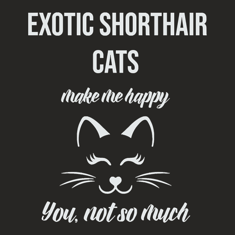 Exotic Shorthair Make Me Happy You Not So Much Ladies Fitted T-Shirt by Pannell Quintero | Artistshot