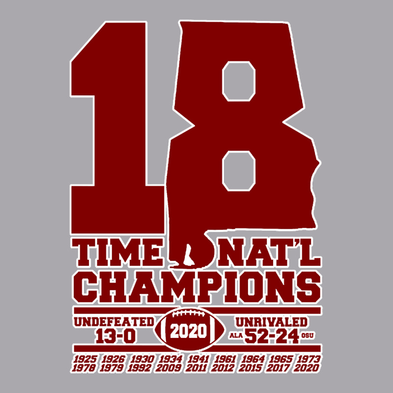 Alabama 18 Time Champions Youth 3/4 Sleeve by oatesorlandoi9eepf | Artistshot