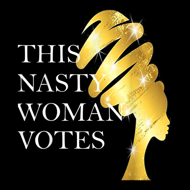 Nasty Woman Woman Votes Anti Trump Afro Woman Pocket T-Shirt by LINDAUDSON | Artistshot