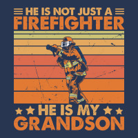 He Is Not Just A Firefighter He Is My Grandson Men Denim Jacket | Artistshot