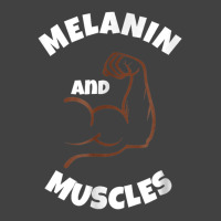 Melanin For Men  Muscles Black Proud Power Pride King Vintage T-shirt | Artistshot