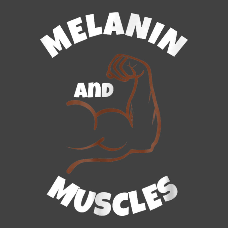 Melanin For Men  Muscles Black Proud Power Pride King Vintage T-Shirt by LYSUNDRAHAW | Artistshot