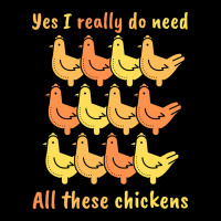 Yes I Really Do Need All These Chickens-s3lkm Cropped Hoodie | Artistshot